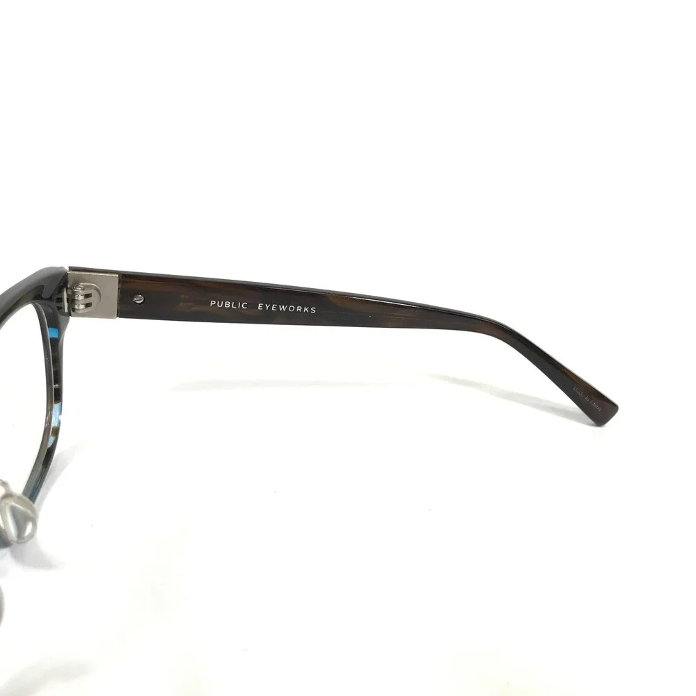 Public Eyeworks Eyeglasses Frames VENTURA-C02 Brown Tortoise 54-19-145